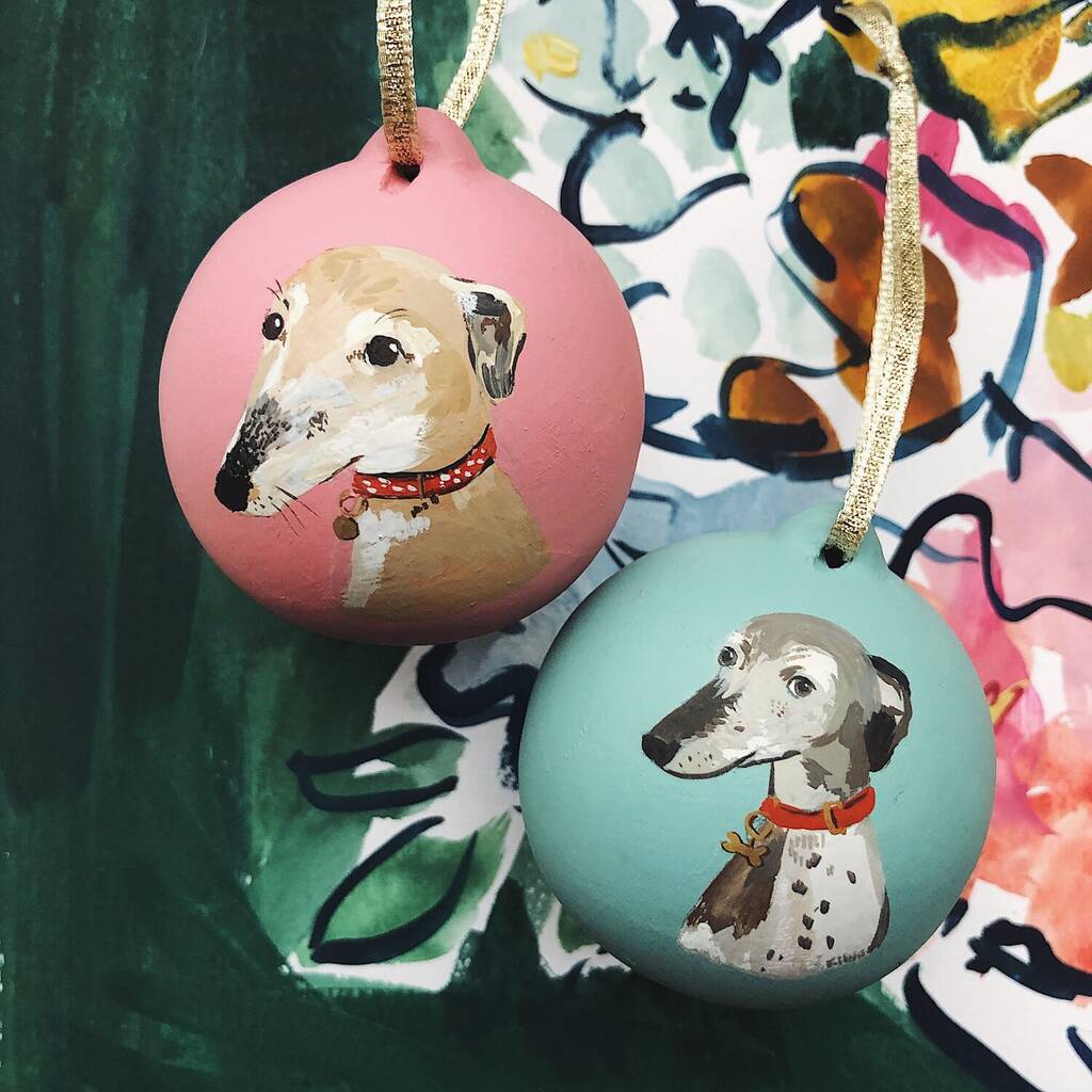 Personalised Hand Painted Pet Bauble By Peggy & Kate ...