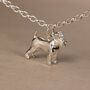 Personalised Schnauzer Silver Chain Bracelet, thumbnail 2 of 11