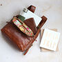 Large Leather Backpack, Tan, thumbnail 4 of 7