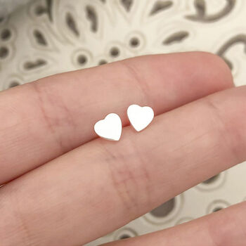 Sterling Silver Heart Earrings, Daughters Like You, 2 of 4