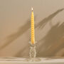 Soft Pastel Beeswax Soy Blend Spiral Twist Candles, thumbnail 8 of 9