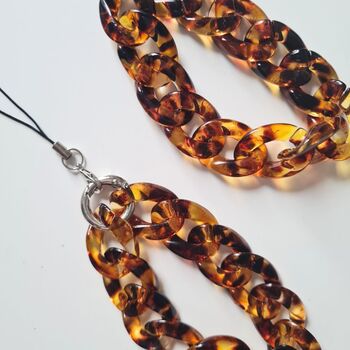 Chunky Tortoise Shell Phone Strap, 3 of 3