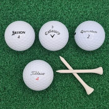 Three Branded Golf Balls Personalised With ''This Ball Was Lost By .. ..'', 5 of 7