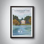 Gunnersbury Park London Travel Poster Art Print, thumbnail 1 of 8