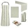 Greenfield Striped Cotton Kitchen Accessories, thumbnail 2 of 4
