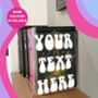 Personalised Custom Acrylic Bookend Home Decor, thumbnail 1 of 4