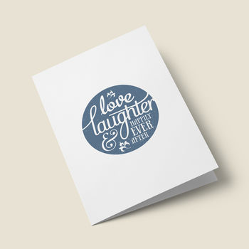 'Happily Ever After' Wedding Card, 3 of 4
