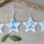 Four Woodland Wildlife Ceramic Stars, thumbnail 7 of 10