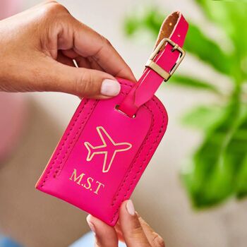 Personalised Plane Luggage Tag, 9 of 11
