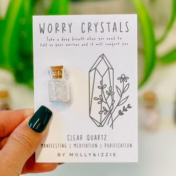 Worry Crystals Clear Quartz, 2 of 2