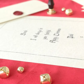 Traitors Style First Christmas Together Faithful Love Letter, 3 of 12