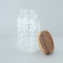 Biscuit Outline Glass Storage Jar, thumbnail 2 of 8