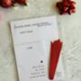 Christmas Gift Tags With Red Foil Set Of Five, thumbnail 4 of 4