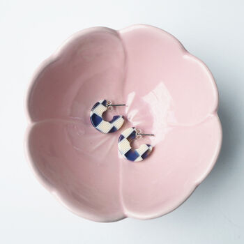 Checker Super Mini Hoop Earrings, 5 of 6