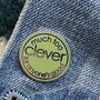 Much Too Clever For Anyone's Good Enamel Pin, thumbnail 1 of 2