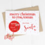 Personalised Nice List Christmas Badge With Card, thumbnail 6 of 7