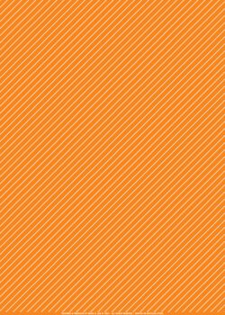 Orange Candy Stripes Wrapping Paper, 2 of 3