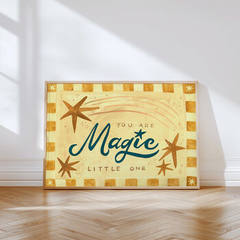 You Are Magic Print, Nursery Print, Bedroom Art, 4 of 8