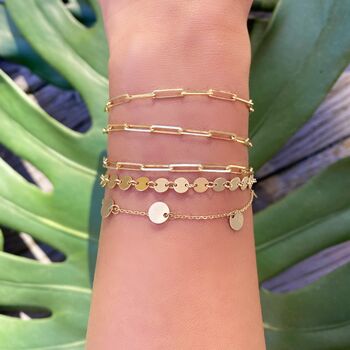 Shimmering Multi Golden Eclipse Bracelet, 6 of 6