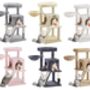 96cm Cat Tree Tower Light Grey With Side Slope, thumbnail 9 of 9