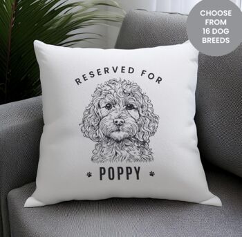 Personalised Dog Breed Cushion, 5 of 5