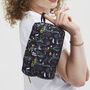 Wilderness Black Cosmetic Bag, thumbnail 2 of 7