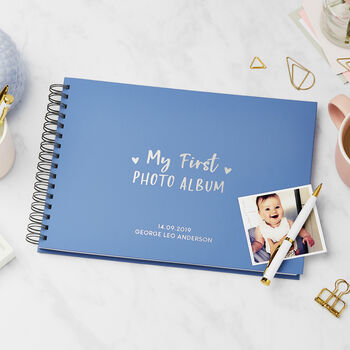 Personalised Baby's First Photo Album, 2 of 8