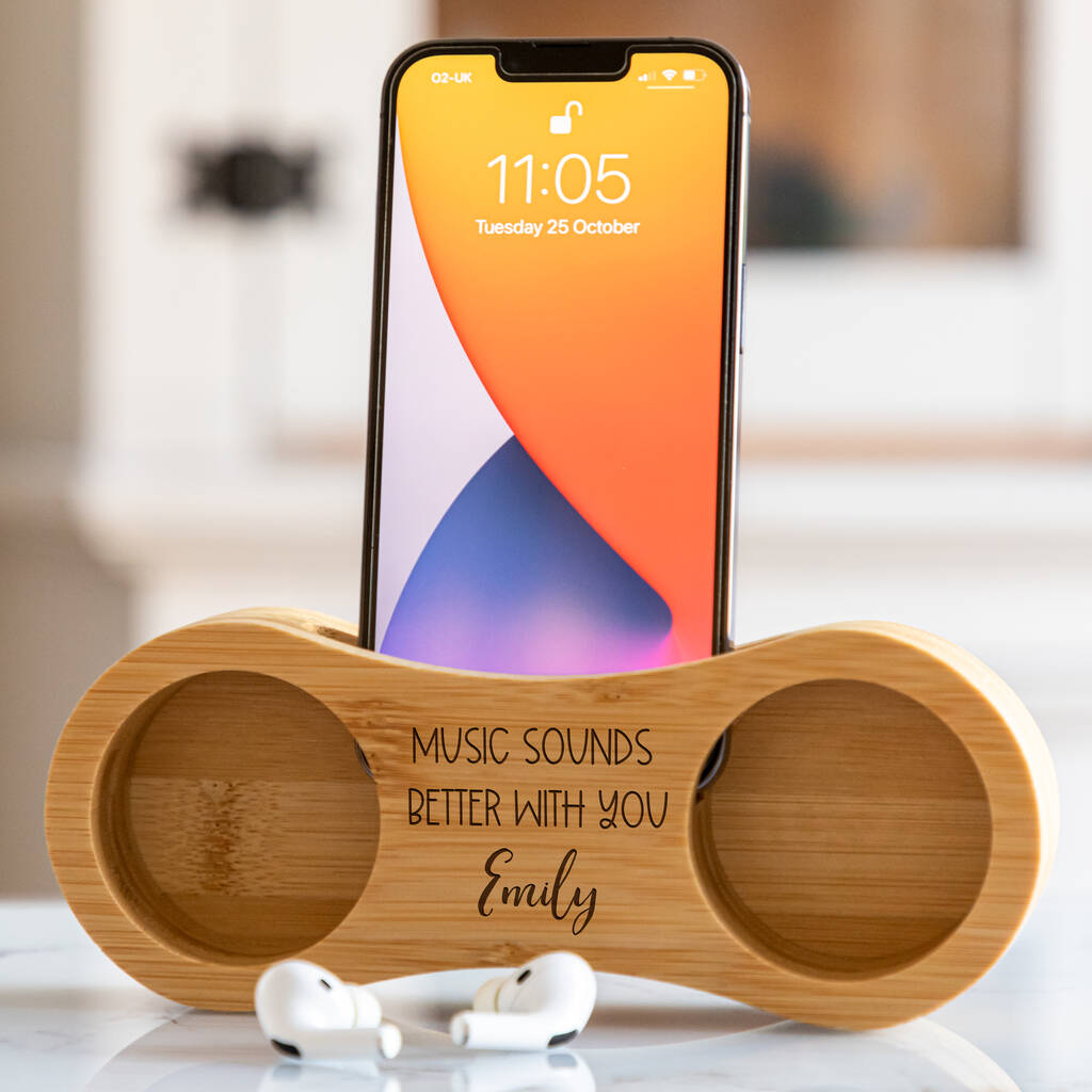 Personalised Phone Amplifier Music Sounds Better, 1 of 6