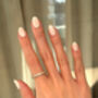 Pave Dome Ring, Minimalist Women's Jewellery, thumbnail 6 of 6