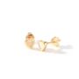Kids Yellow Gold Mother Of Pearl Studs, thumbnail 2 of 6