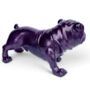 Standing English Bulldog Figurine, Purple Sparkle Finish, thumbnail 6 of 6