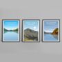 Lake District Set Of Three Art Prints, thumbnail 1 of 4