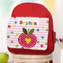 Personalised Girl's Red Mini Rucksack, thumbnail 1 of 12