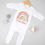 Personalised First Father's Day Rainbow Bodysuit, thumbnail 5 of 9