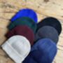 Embroidered Personalised Slogan Beanie Hat, thumbnail 8 of 9