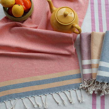 Personalised Soft Cotton Kitchen Apron And Tea Towel, 6 of 12