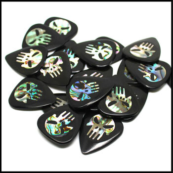 Punisher Ebony Guitar Pick In A Gift Box, 6 of 10