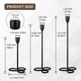 Set Of Three Candlestick Taper Holders Stand, thumbnail 6 of 7
