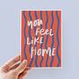 You Feel Like Home Modern Valentine's Day Card, thumbnail 1 of 3