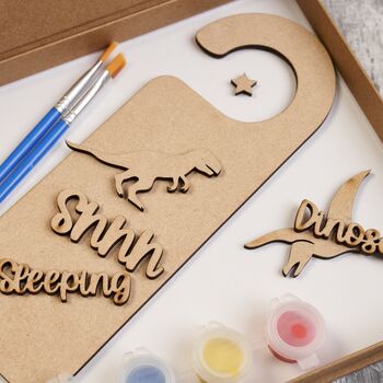 Dinosaur Door Sign Craft Kit, 2 of 3