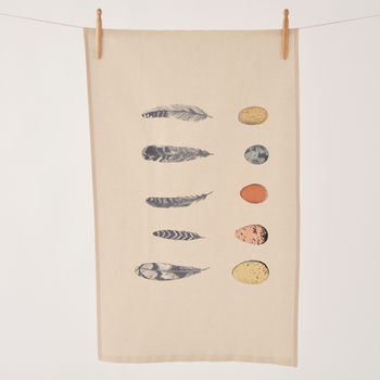 Feather And Egg Tea Towel, 5 of 5
