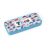 Personalised Boy's Blue Metal Pencil Case Tin, thumbnail 7 of 9