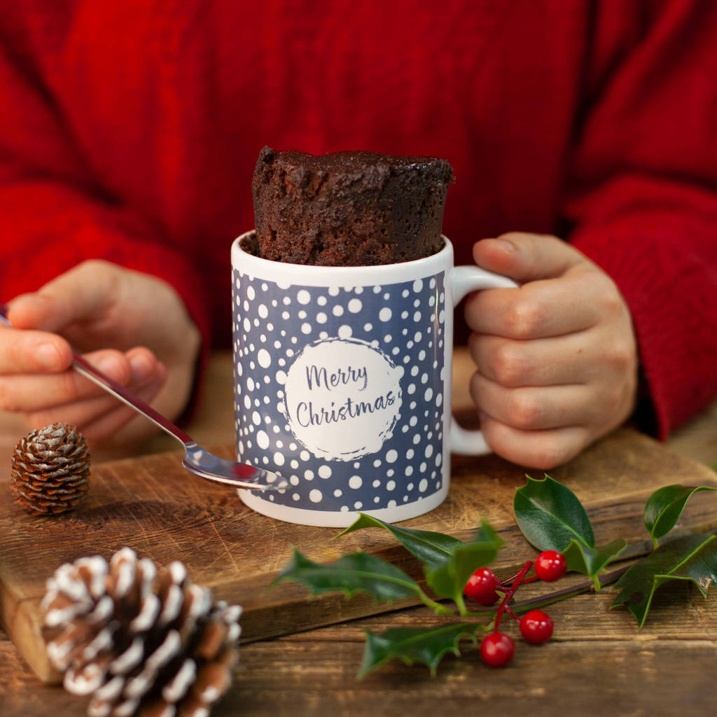 'Christmas Snowballs' Personalised Mug Cake Gift Set By Lily Grace