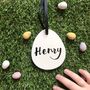 Personalised Hanging Ceramic Easter Egg Decoration, thumbnail 5 of 6