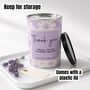 Personalised Flower Gift Tin For Birthdays, Thank Yous And Flower Girls, thumbnail 5 of 12