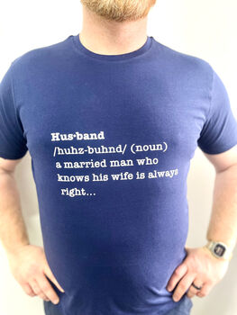 Husband Definition T Shirt, 2 of 7