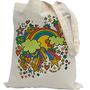 Colour In Rainbow Tote Bag, thumbnail 1 of 6