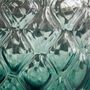 Green Art Deco Glass Vase, thumbnail 3 of 4