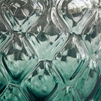 Green Art Deco Glass Vase, 3 of 4