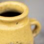 Yellow Handcrafted Terracotta Vase, thumbnail 2 of 4